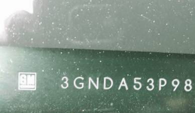 VIN prefix 3GNDA53P98S5