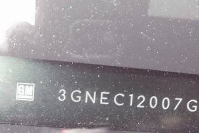 VIN prefix 3GNEC12007G2