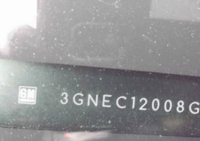 VIN prefix 3GNEC12008G1