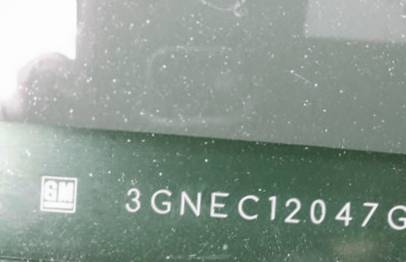 VIN prefix 3GNEC12047G3