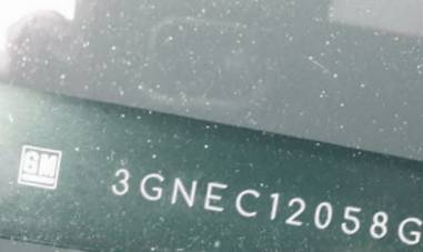 VIN prefix 3GNEC12058G1