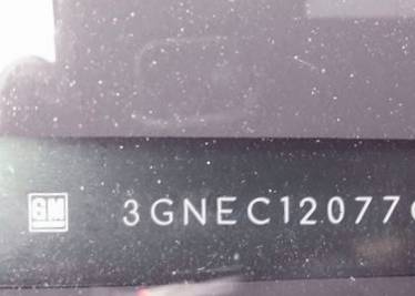 VIN prefix 3GNEC12077G2