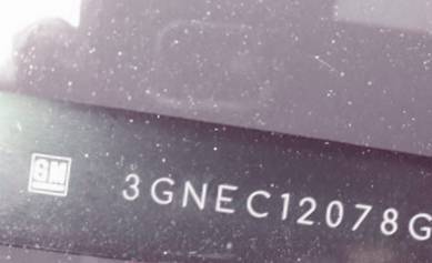 VIN prefix 3GNEC12078G2