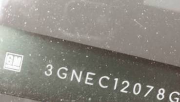 VIN prefix 3GNEC12078G3