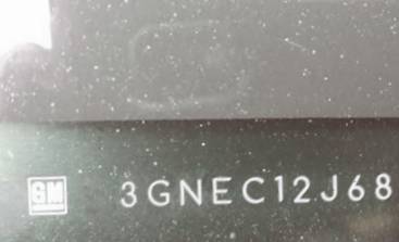 VIN prefix 3GNEC12J68G3