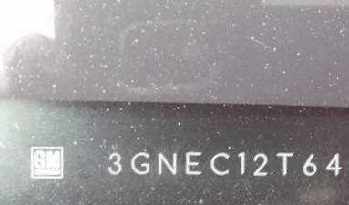 VIN prefix 3GNEC12T64G1