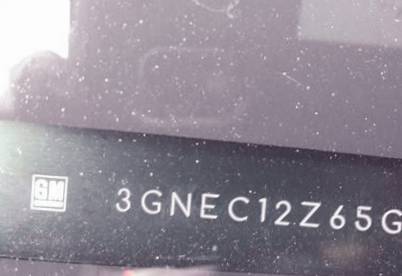 VIN prefix 3GNEC12Z65G1