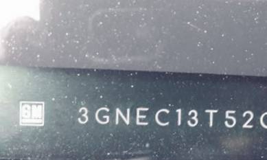 VIN prefix 3GNEC13T52G1