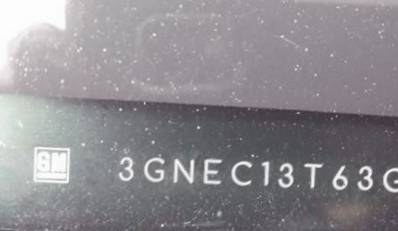 VIN prefix 3GNEC13T63G2