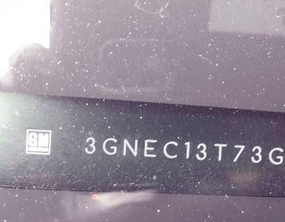 VIN prefix 3GNEC13T73G1