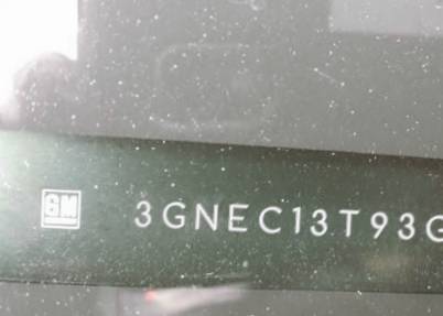 VIN prefix 3GNEC13T93G1
