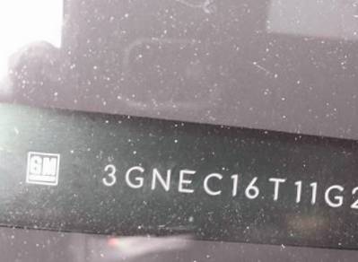 VIN prefix 3GNEC16T11G2