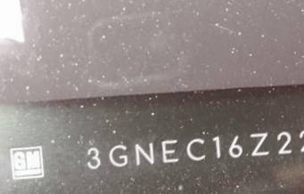 VIN prefix 3GNEC16Z22G1