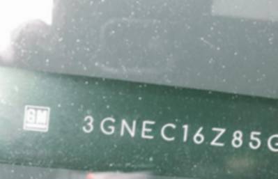 VIN prefix 3GNEC16Z85G1