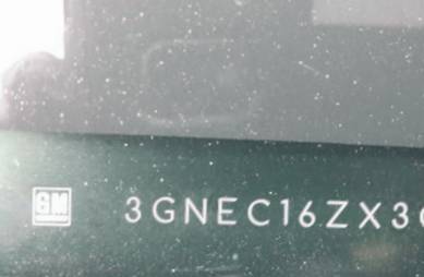 VIN prefix 3GNEC16ZX3G3