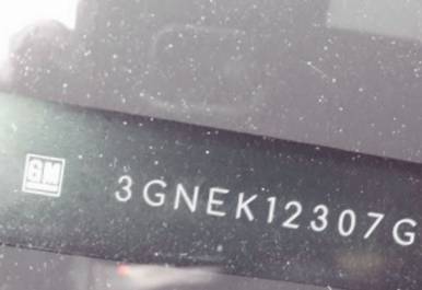 VIN prefix 3GNEK12307G1