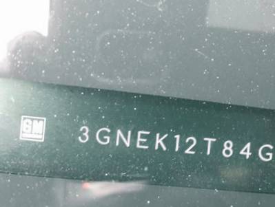 VIN prefix 3GNEK12T84G1