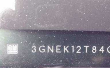 VIN prefix 3GNEK12T84G2