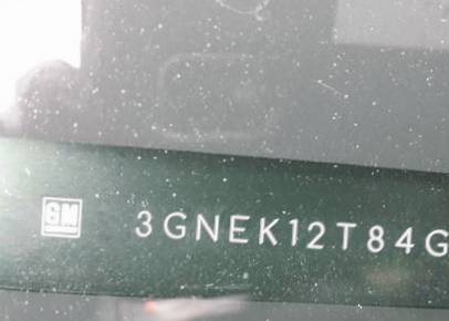 VIN prefix 3GNEK12T84G3