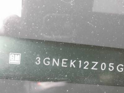 VIN prefix 3GNEK12Z05G2