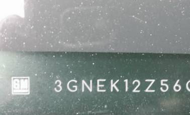 VIN prefix 3GNEK12Z56G1