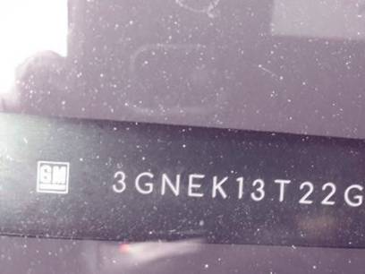 VIN prefix 3GNEK13T22G2