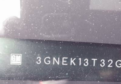 VIN prefix 3GNEK13T32G3