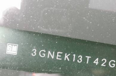 VIN prefix 3GNEK13T42G1