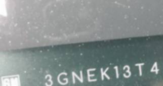 VIN prefix 3GNEK13T43G1