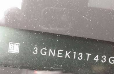 VIN prefix 3GNEK13T43G2