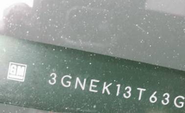 VIN prefix 3GNEK13T63G2