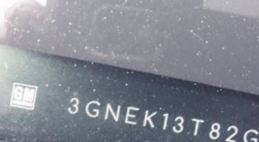 VIN prefix 3GNEK13T82G3
