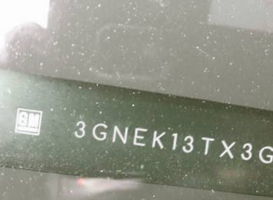 VIN prefix 3GNEK13TX3G1