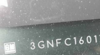 VIN prefix 3GNFC16017G1