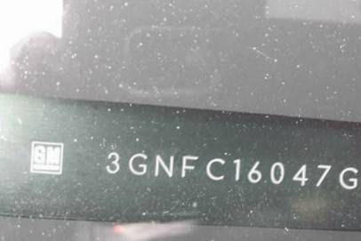 VIN prefix 3GNFC16047G1