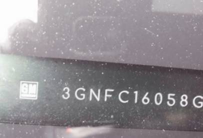 VIN prefix 3GNFC16058G1