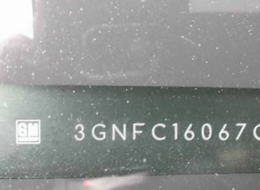 VIN prefix 3GNFC16067G3