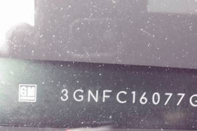 VIN prefix 3GNFC16077G1