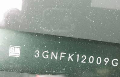 VIN prefix 3GNFK12009G2