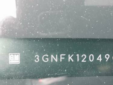 VIN prefix 3GNFK12049G2
