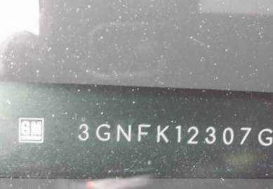 VIN prefix 3GNFK12307G3
