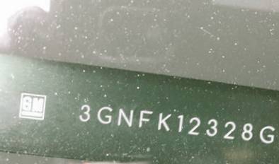 VIN prefix 3GNFK12328G3
