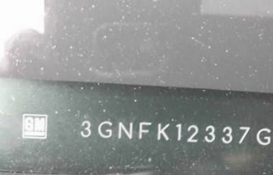 VIN prefix 3GNFK12337G1