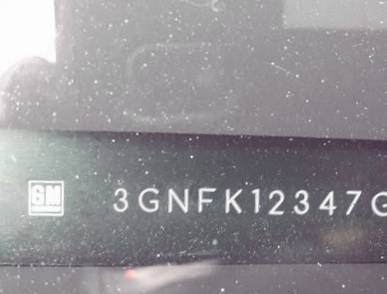 VIN prefix 3GNFK12347G1