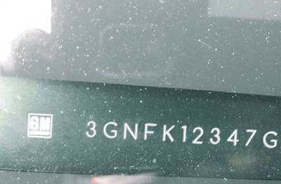 VIN prefix 3GNFK12347G2