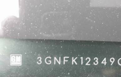 VIN prefix 3GNFK12349G1