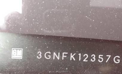 VIN prefix 3GNFK12357G1