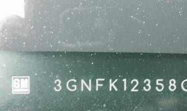 VIN prefix 3GNFK12358G2