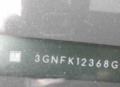 VIN prefix 3GNFK12368G1