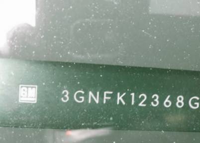 VIN prefix 3GNFK12368G2